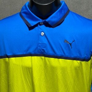 PUMA GOLF Mens Bonded Tech Polo Shirt Men Size XL